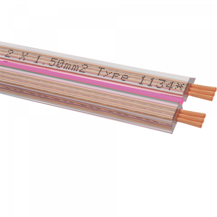 Oehlbach Streamline LS-Cable 2x1,5mm 1m Cut from Spool Speaker Cable without Connectors
