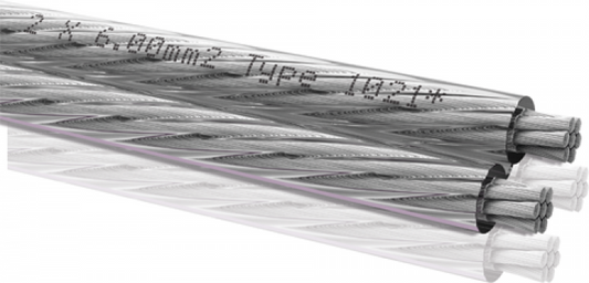 Oehlbach Silverline LS-Kabel 2x6,0mm 1m Cut from Spool Speaker Cable without Connectors