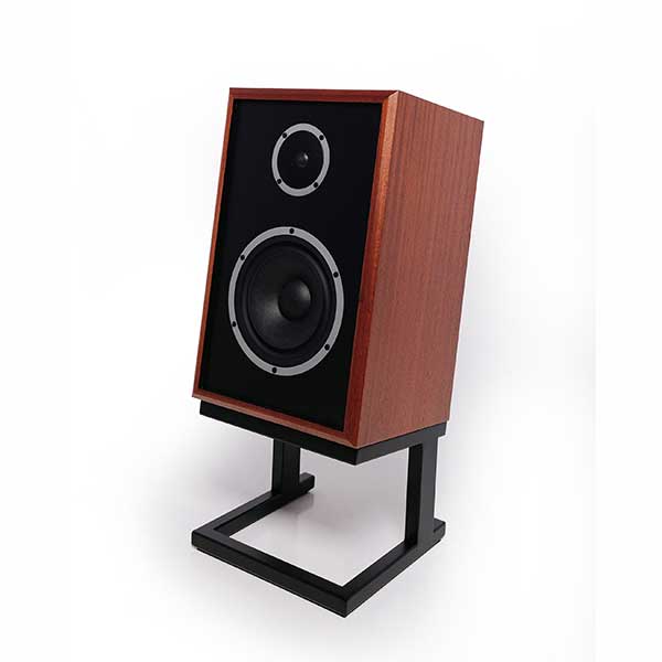 KLH Model Three Bookshelf Speakers West African Mahogany (1 Pair)