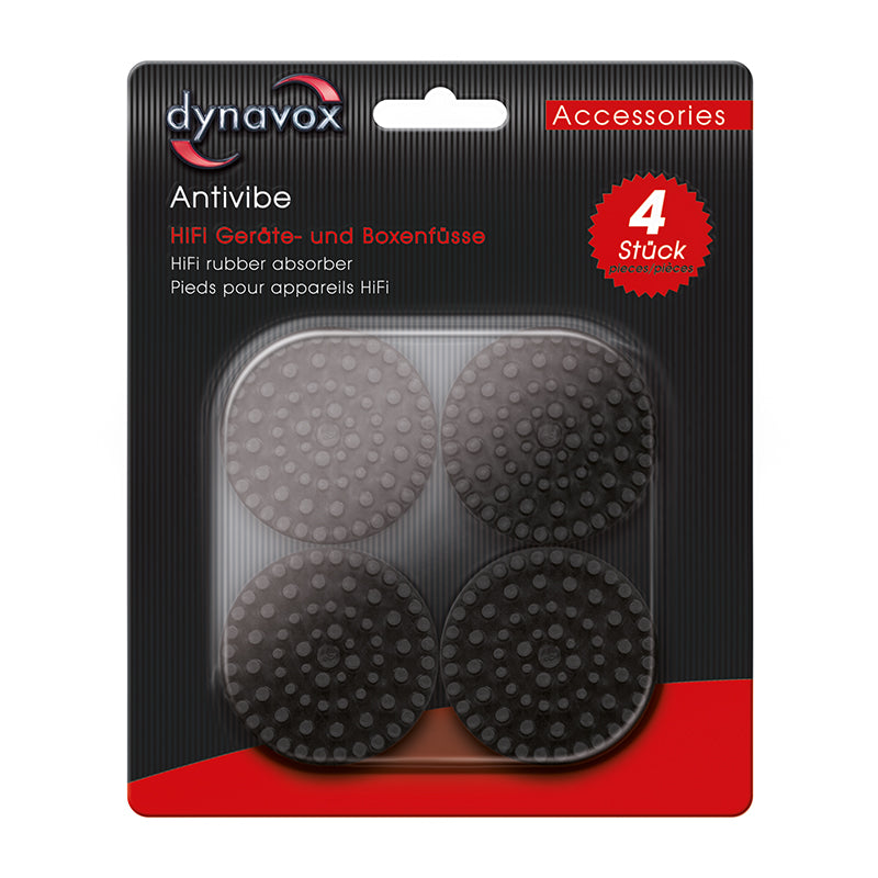 Dynavox Antivibe Equipment and Speaker Feet Round 53 mm Set of 4