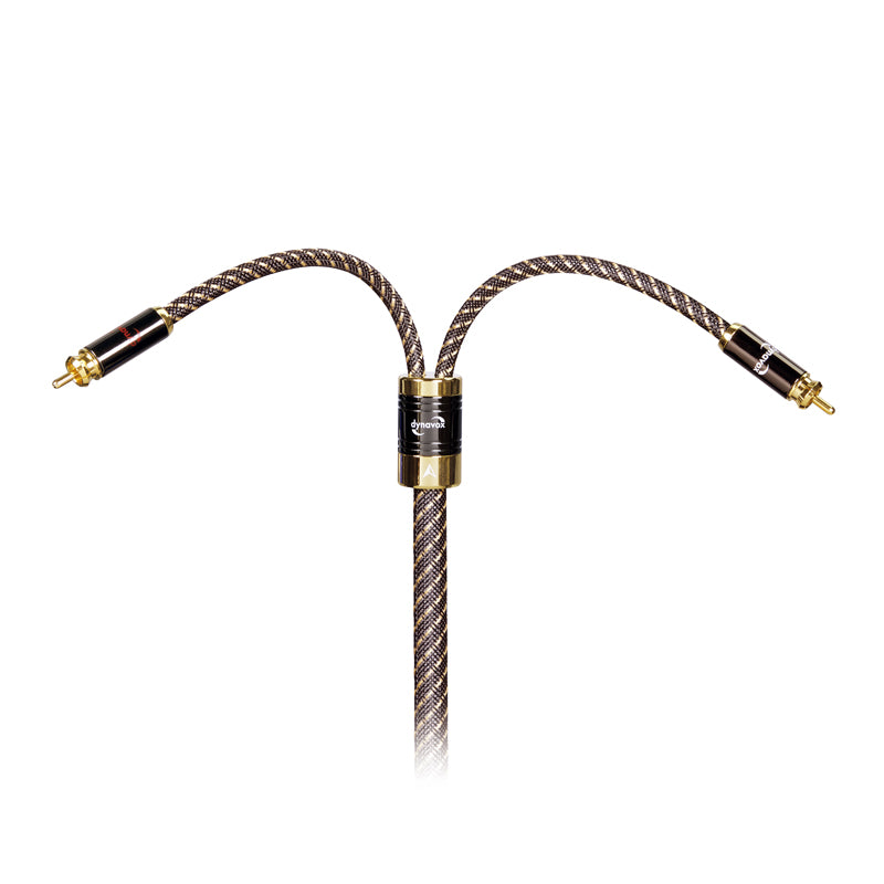 Dynavox Black Line Stereo RCA Cable 1.0 m