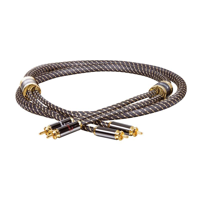 Dynavox Black Line Stereo RCA Cable 1.0 m