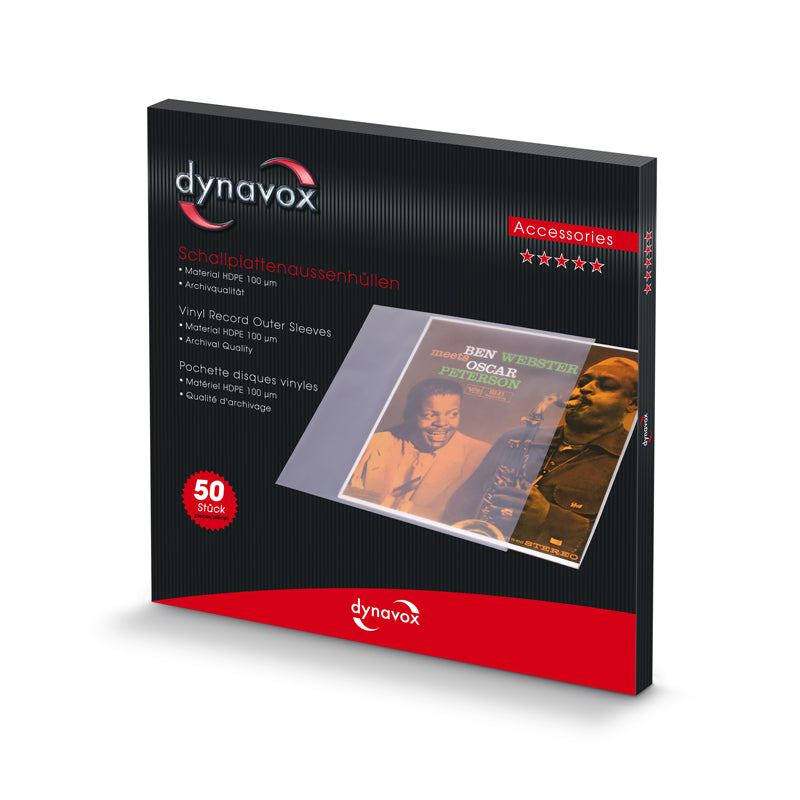 Dynavox Record Outer Sleeves 50-Pack