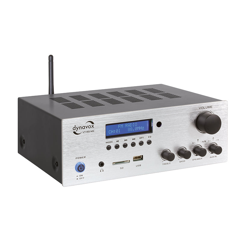 Dynavox VT-80 MK Stereo Amplifier Silver
