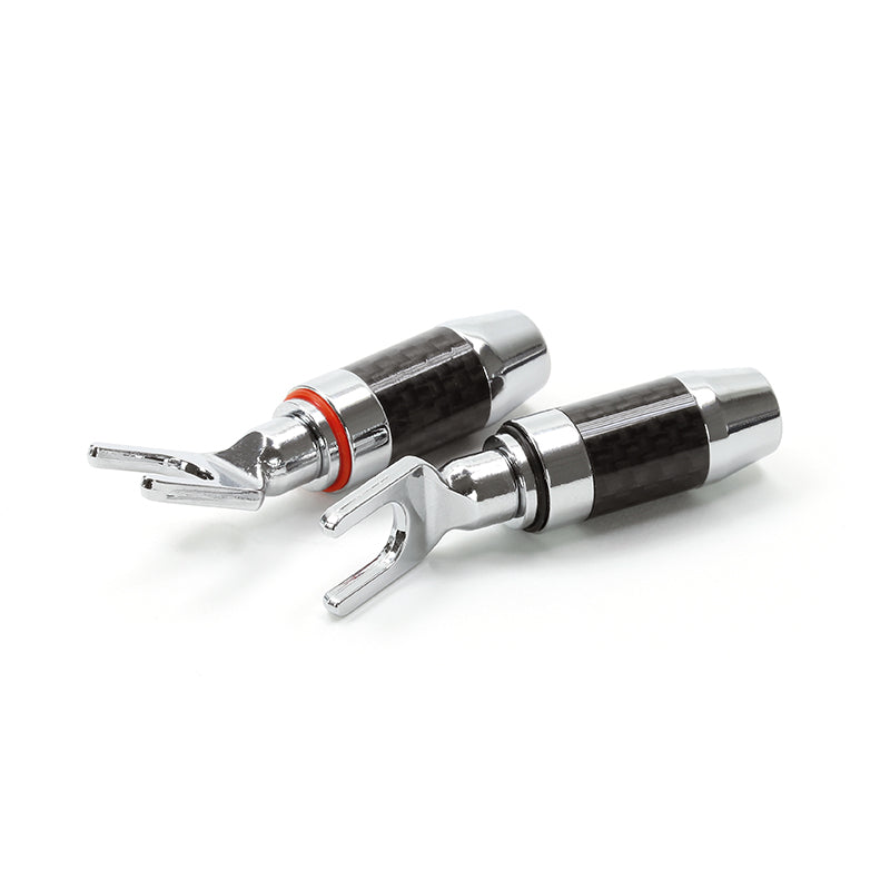 Dynavox Cable Lugs Set of 2 Carbon Rhodium-Plated