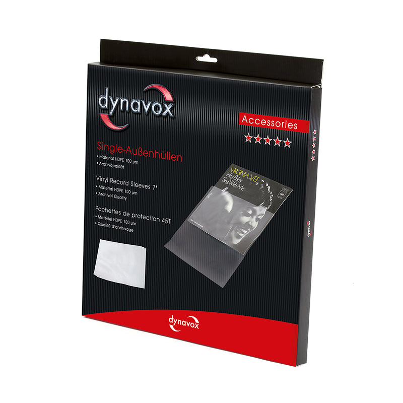 Dynavox Single Record Outer Sleeves 50-Pack