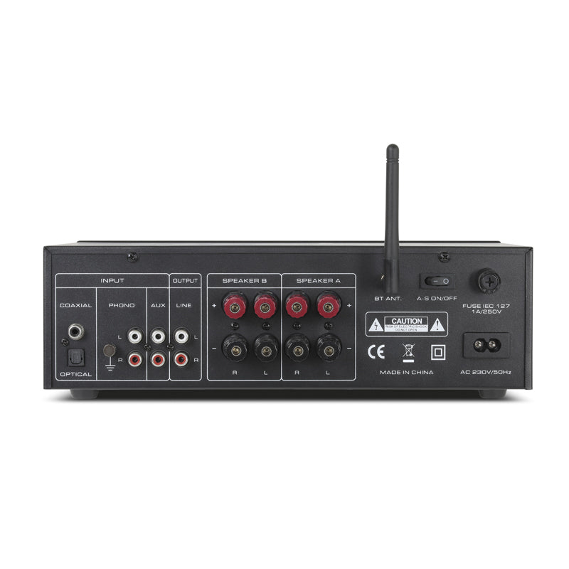 Dynavox VT-90 Stereo Compact Amplifier with Phono Input and BT Black