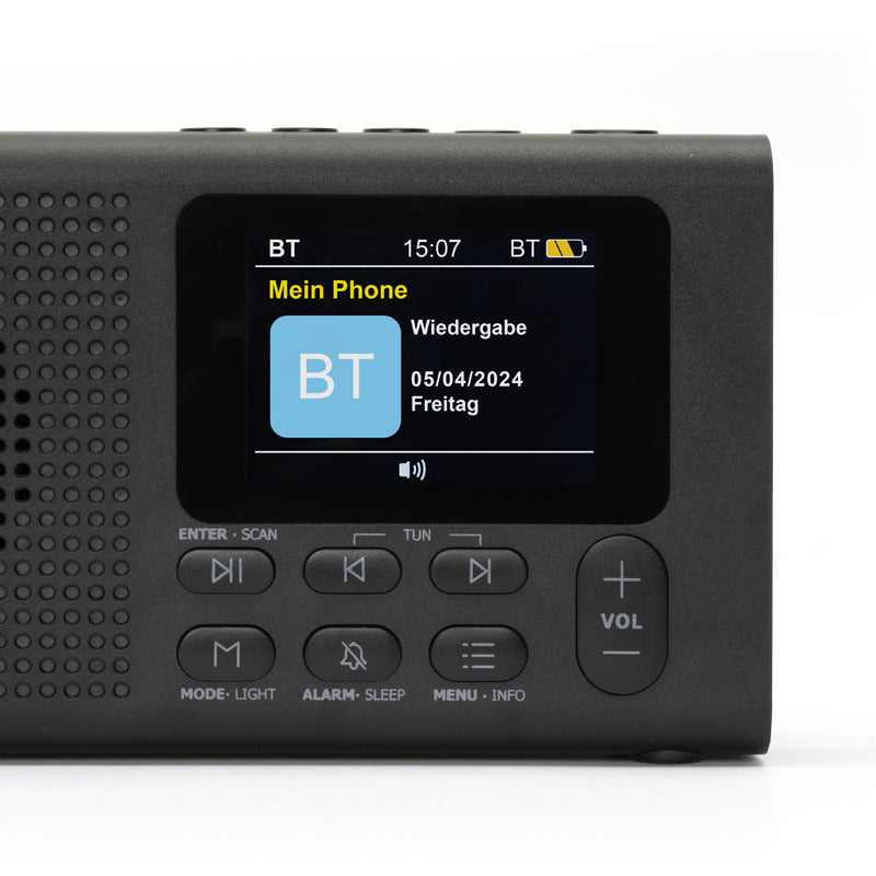 Dynavox DAB+ Radio DBT200 with BT and Alarm Function