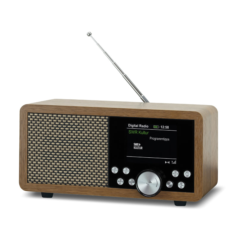 Dynavox DAB+ Radio DBT600 BT, Alarm Function, USB/Micro SD Player