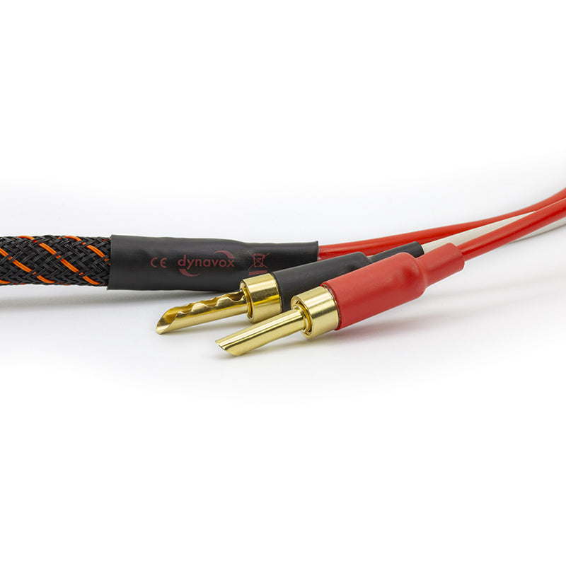 Dynavox Perfect Sound Flex 2 Speaker Cable with Banana Hollow Plugs 2 x 3.0 m