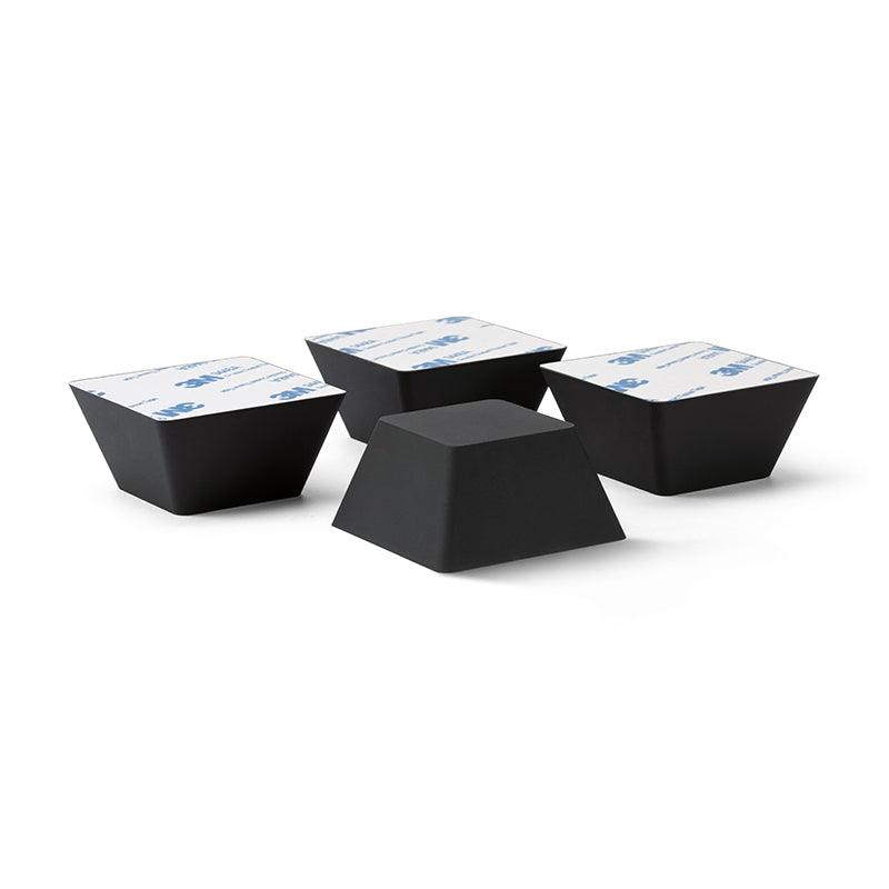 Dynavox Silicone Elastomer Dampers EDS50 Set of 4, 3D Trapezoid Shape