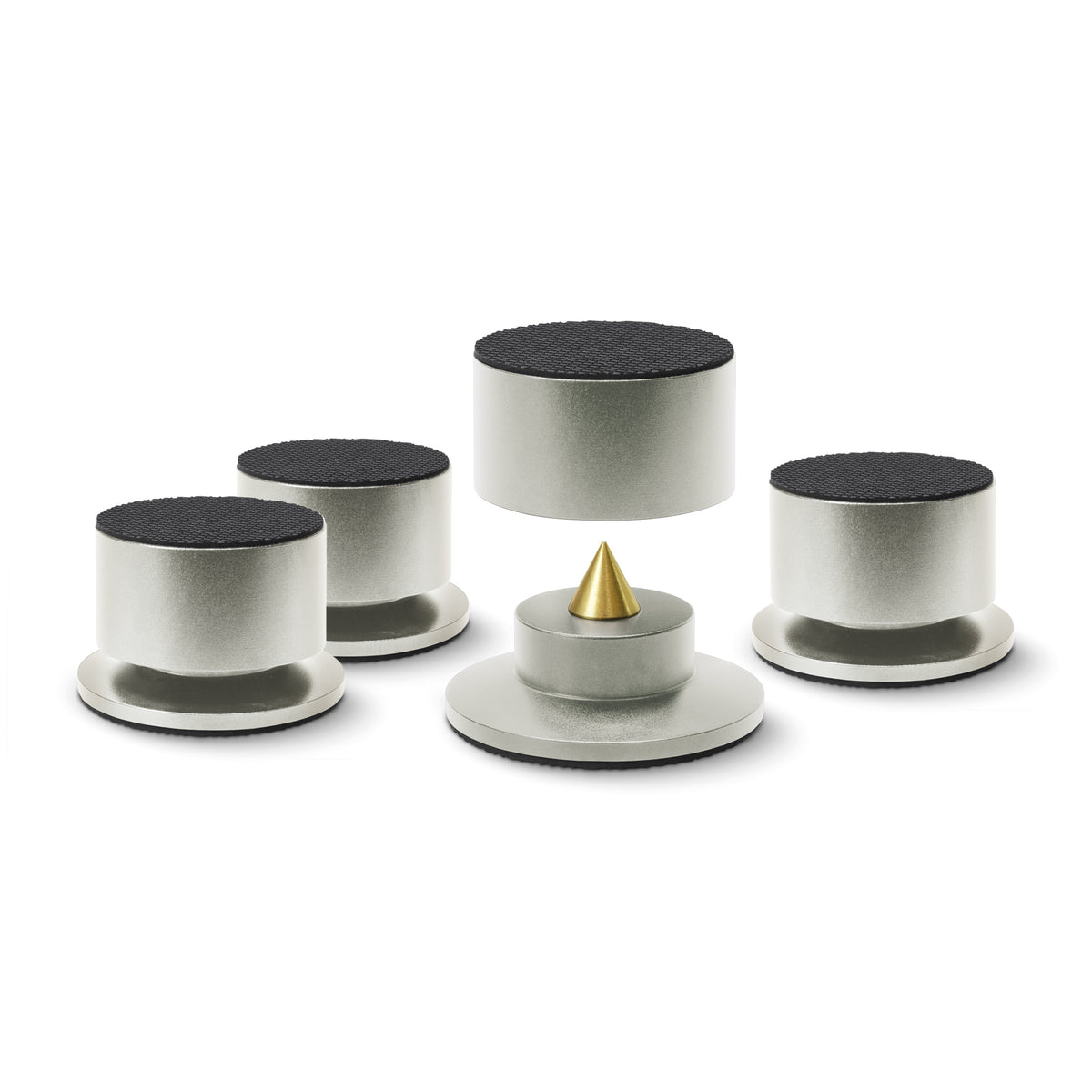 Dynavox BA-4 High-End Absorber Set of 4 Silver