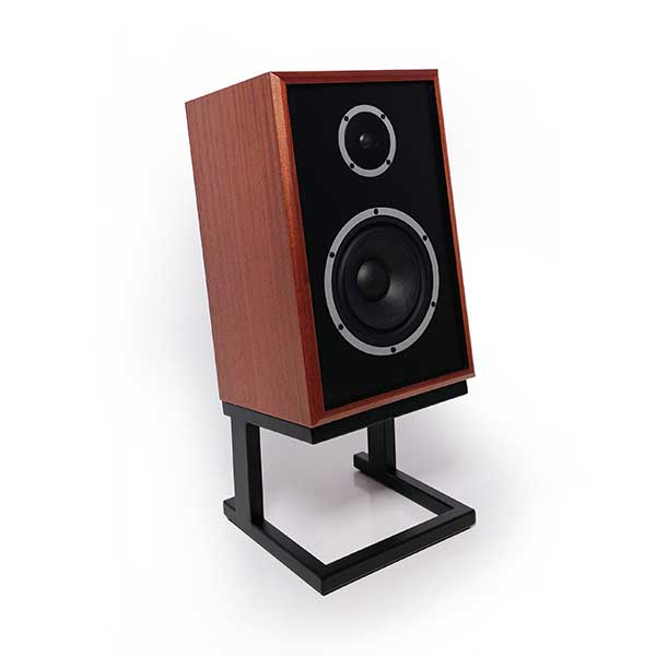 KLH Model Three Bookshelf Speakers West African Mahogany (1 Pair)