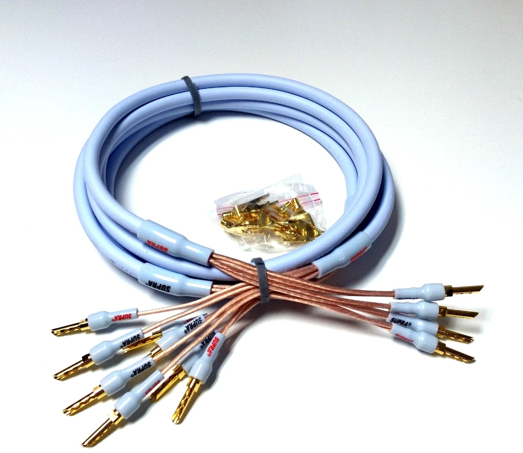 SUPRA XL ANNORUM BI-WIRE COMBICON 2m Bi-Wire speaker cable pair