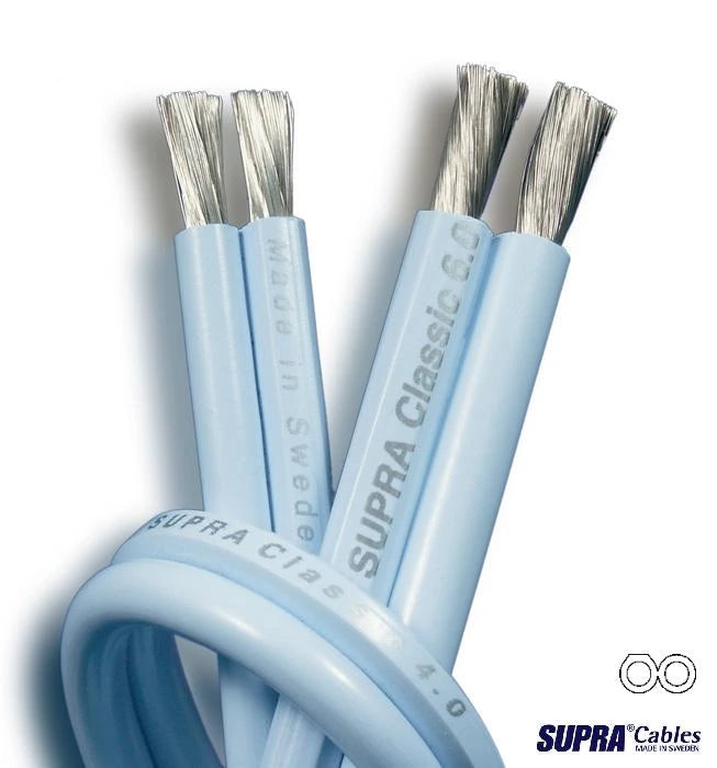 SUPRA CLASSIC 6.0 1m Cut from Spool Speaker Cable without Connectors