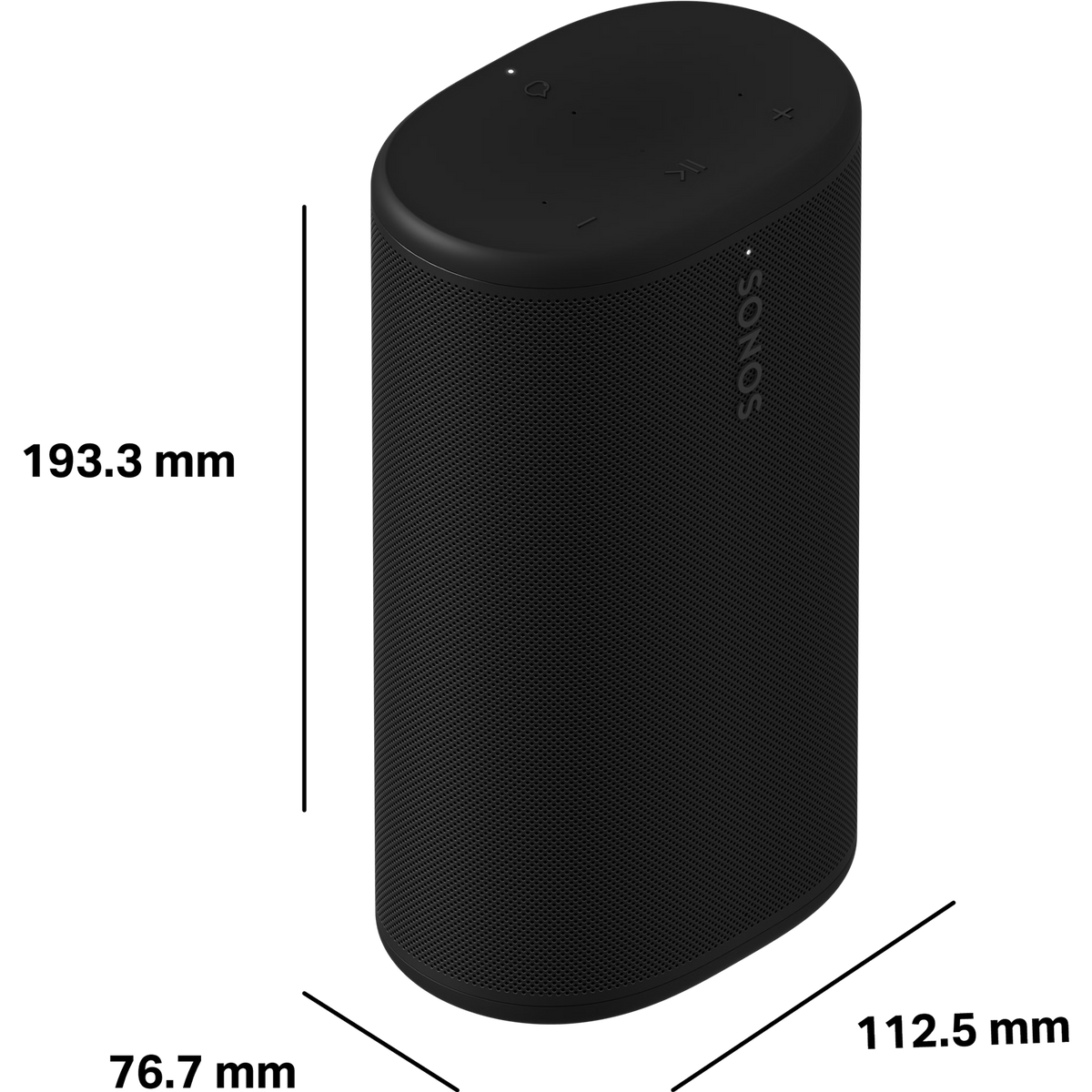 Sonos Play Portable Bluetooth Speaker with Charging Base - Black