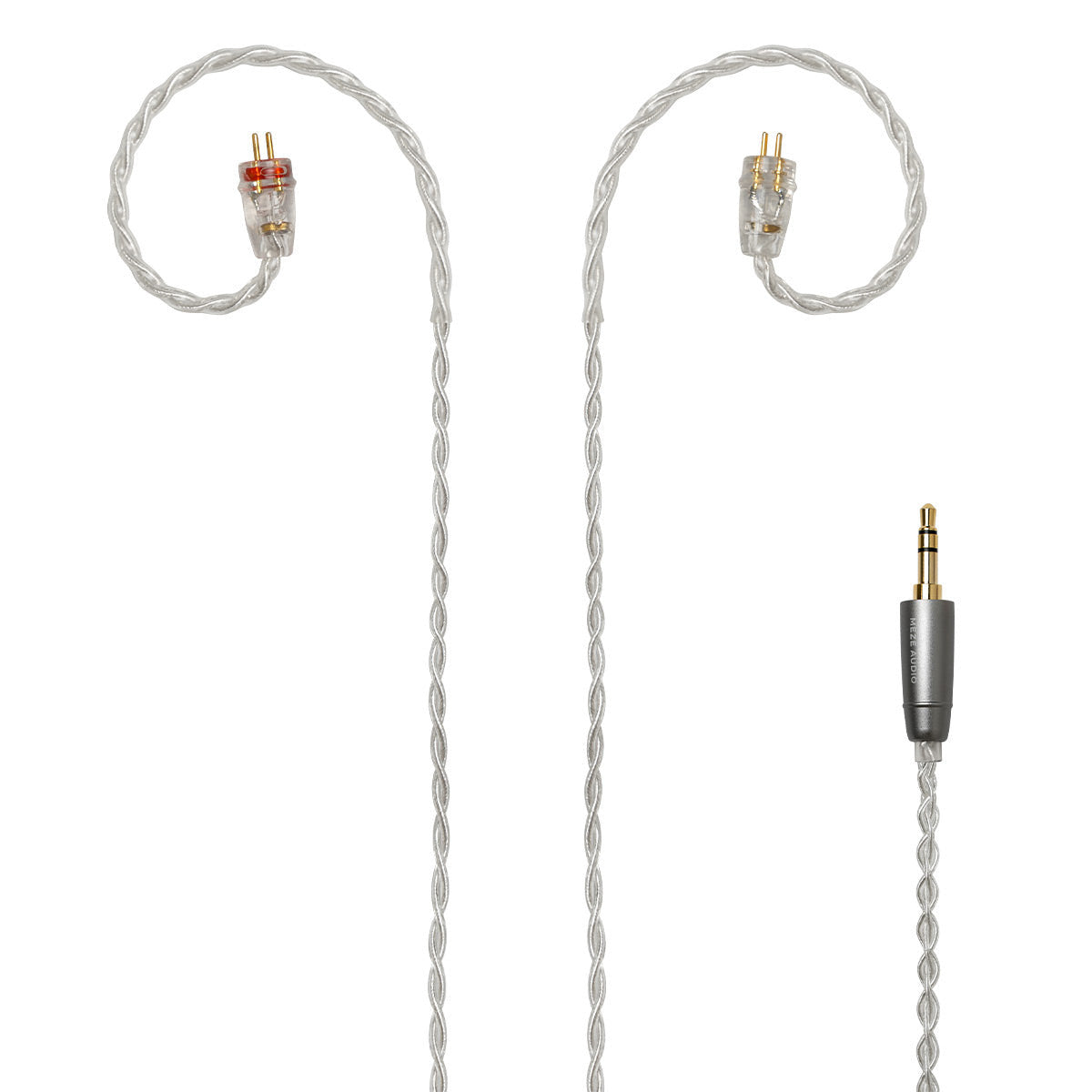 MEZE AUDIO 2 Pin to 3.5 mm silver plated cable