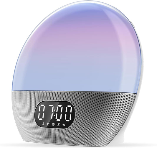WiiM Wake-up Light Smart Alarm Clock - Silver