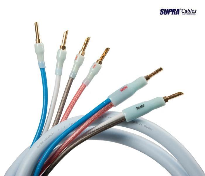 SUPRA Quadrax SET 4x2.0 Bi-wire CombiCon 2m speaker cable