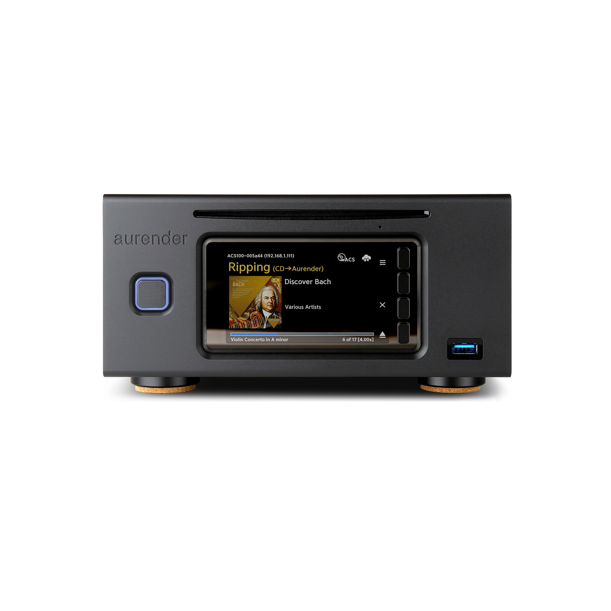 Aurender ACS100 Essential Content Server/Ripper Black