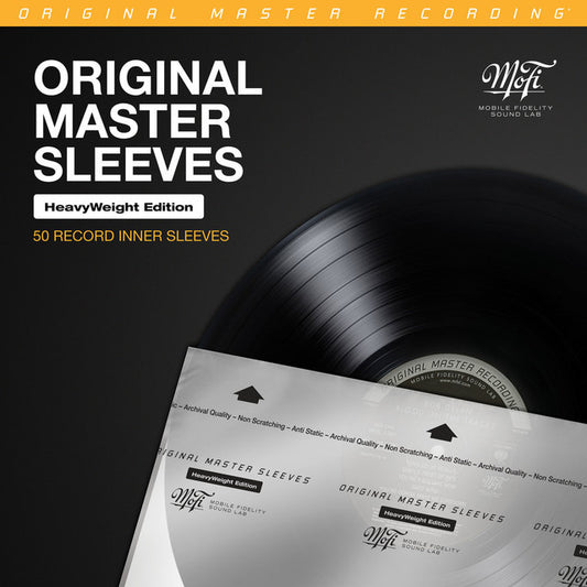 Mobile Fidelity Vinyl Original Master Record Heavyweight Inner Sleeves 50 pack