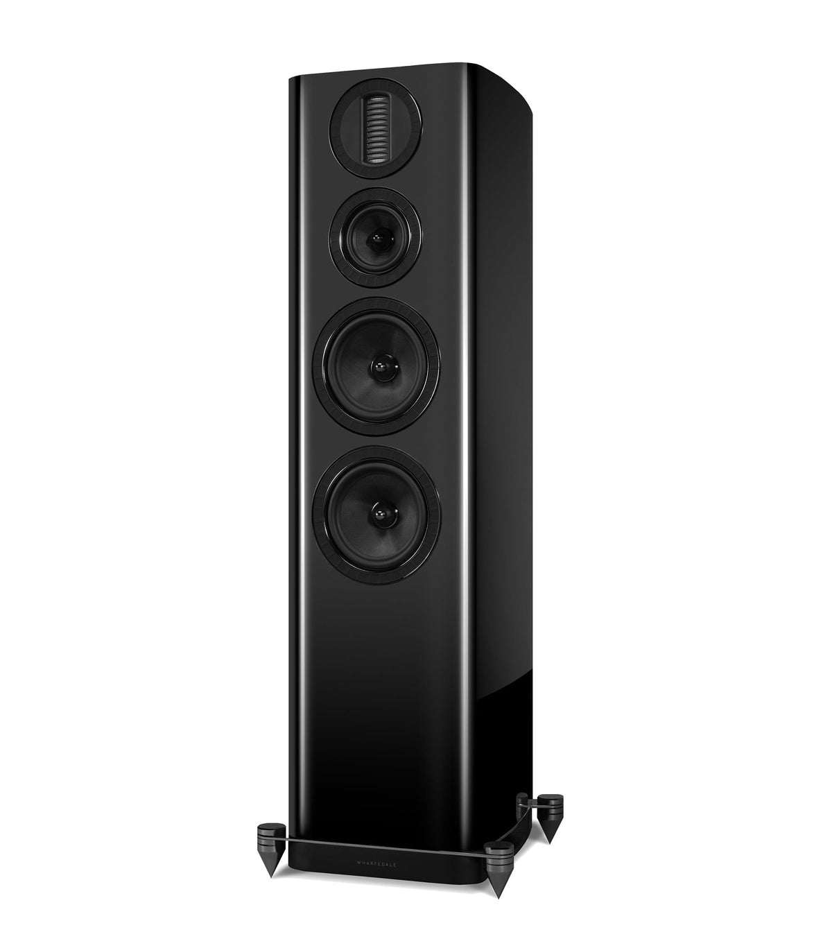 Wharfedale AURA 4 Floorstanding Speakers Hi-Gloss Black (1 Pair)