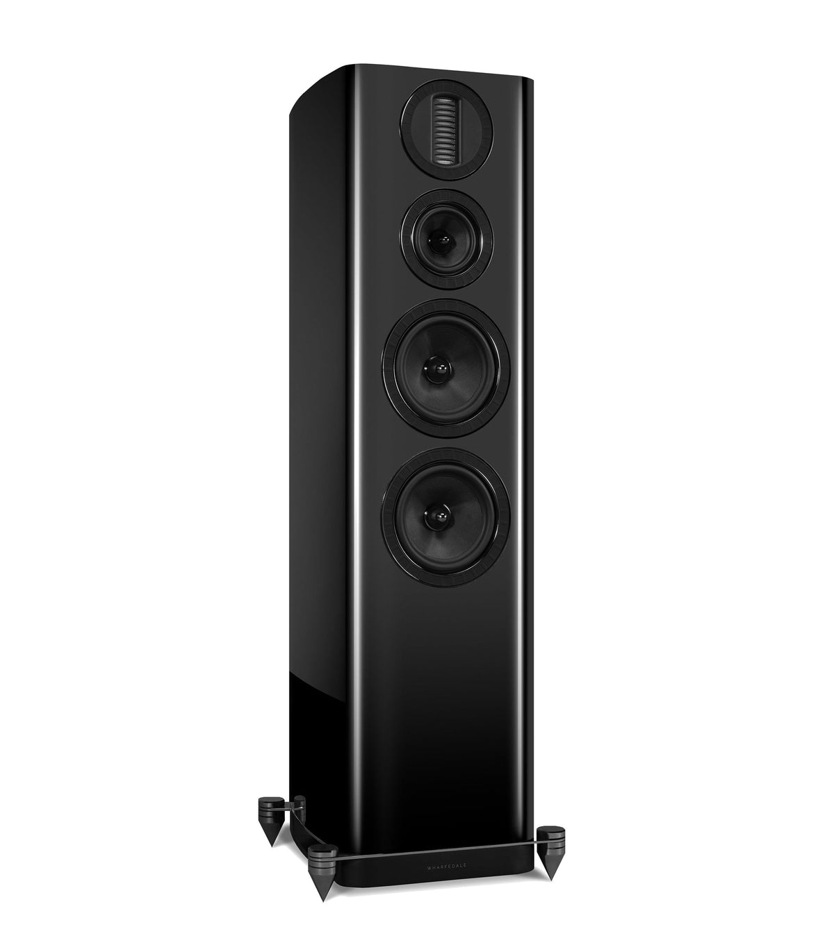 Wharfedale AURA 4 Floorstanding Speakers Hi-Gloss Black (1 Pair)