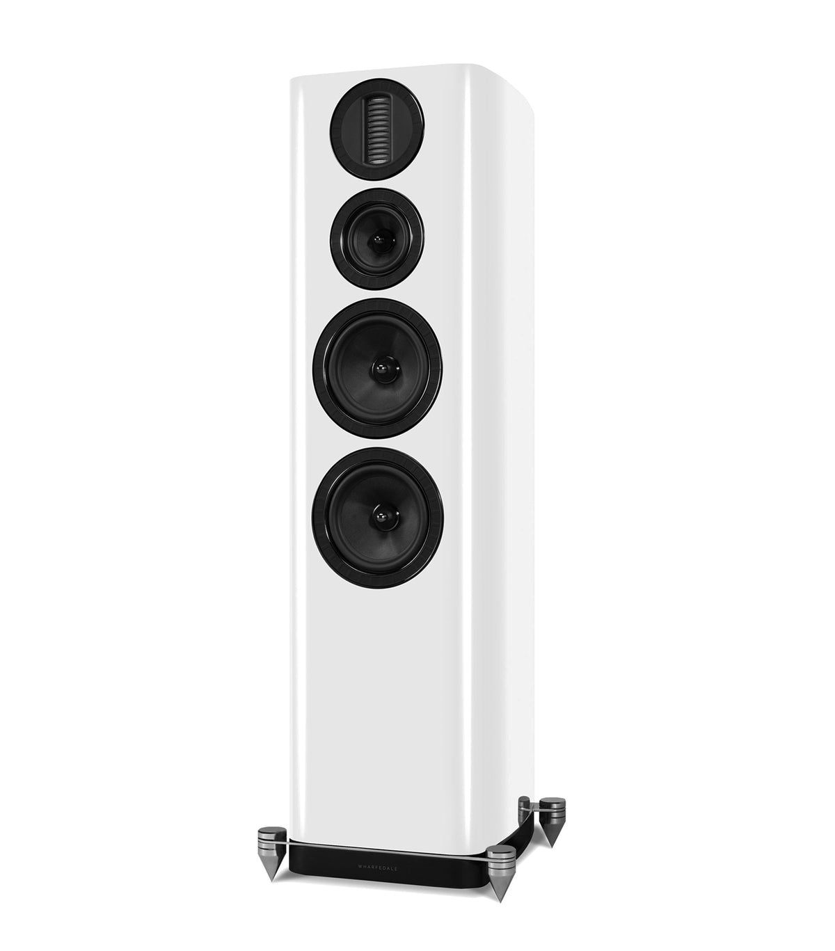 Wharfedale AURA 4 Floorstanding Speakers Hi-Gloss White (1 Pair)