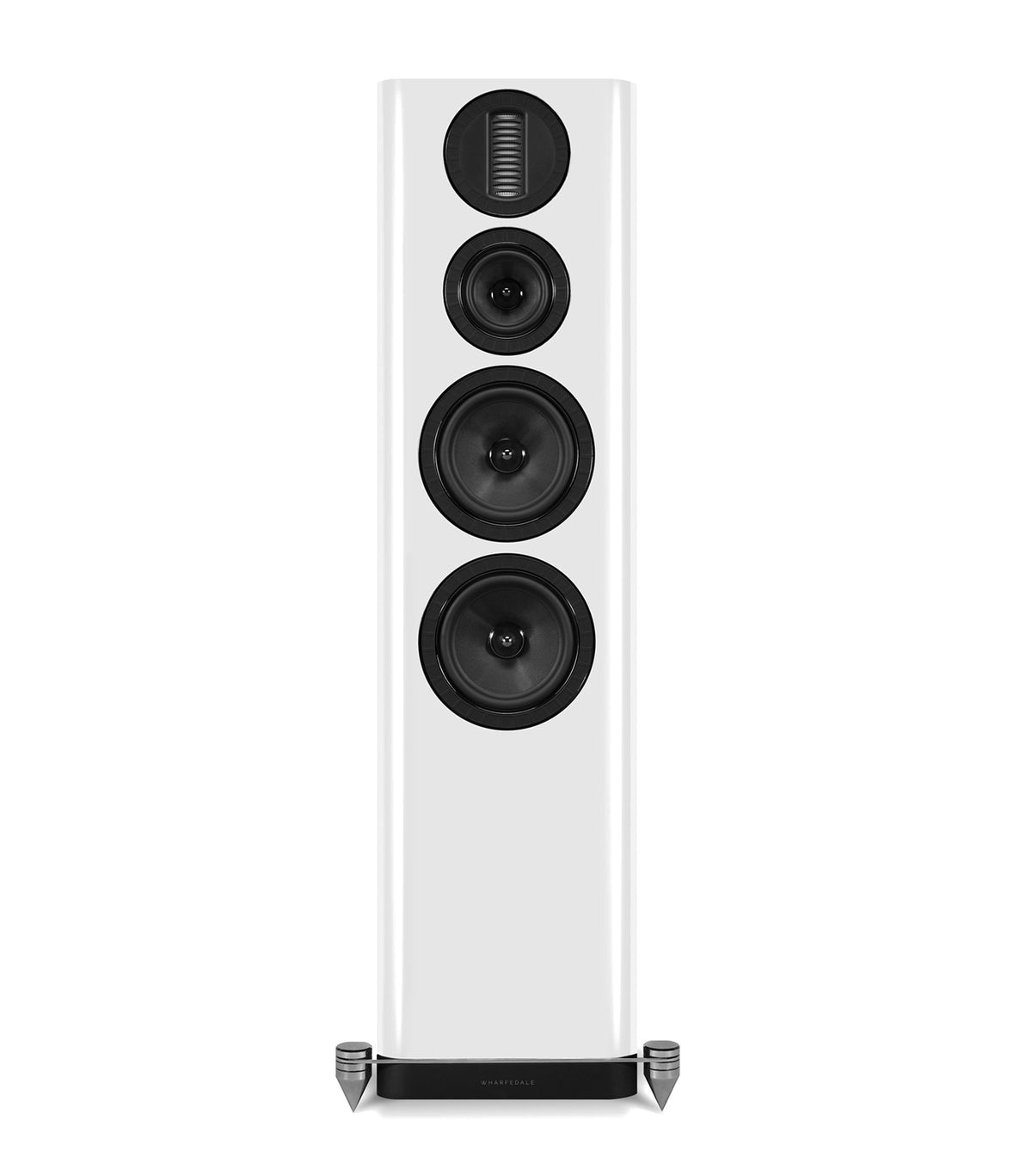 Wharfedale AURA 4 Floorstanding Speakers Hi-Gloss White (1 Pair)