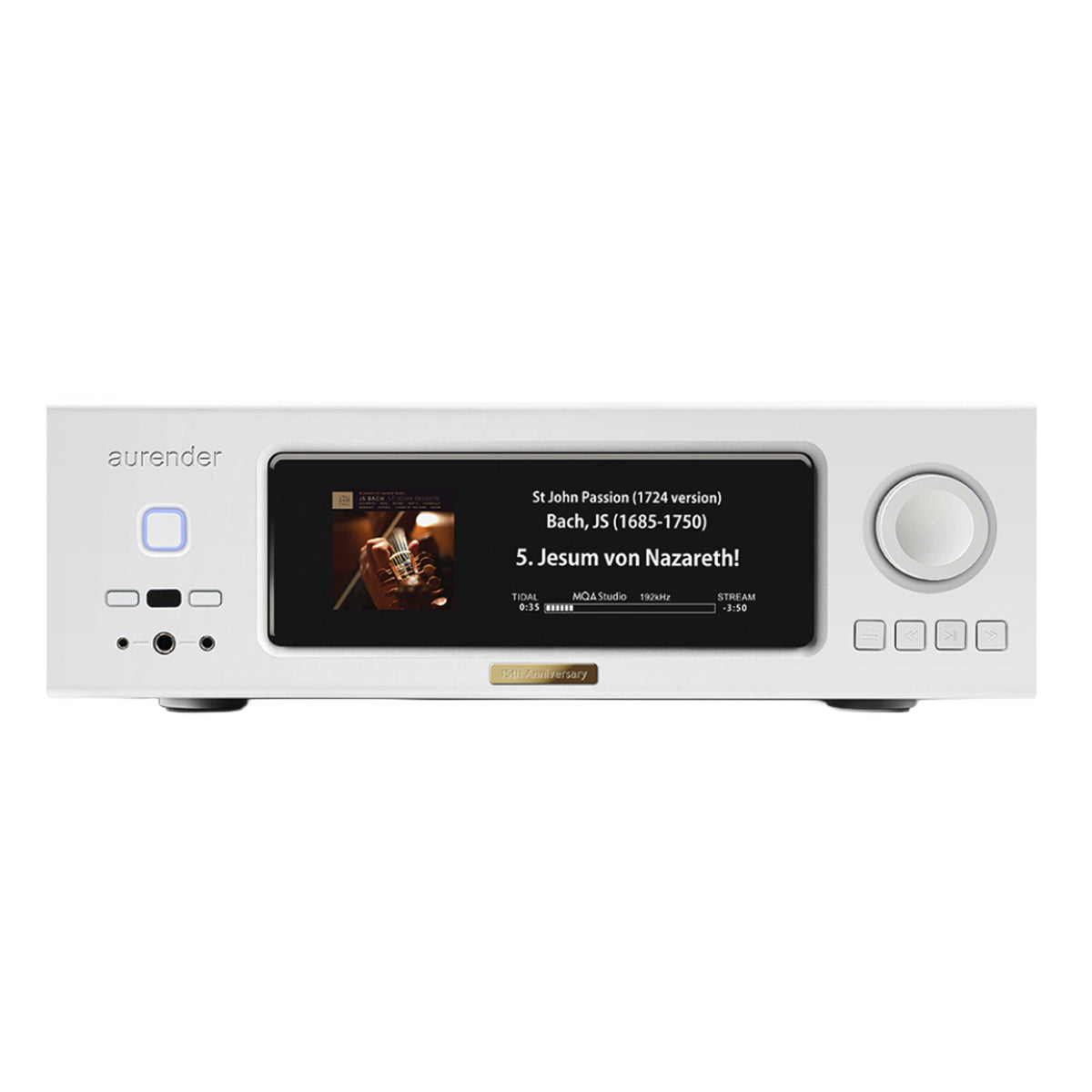 Aurender A1 15th Anniversary Analog Music Server Silver
