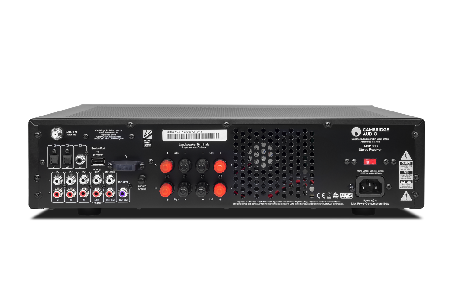 Cambridge Audio AX R100D DAB+/FM Stereo Receiver