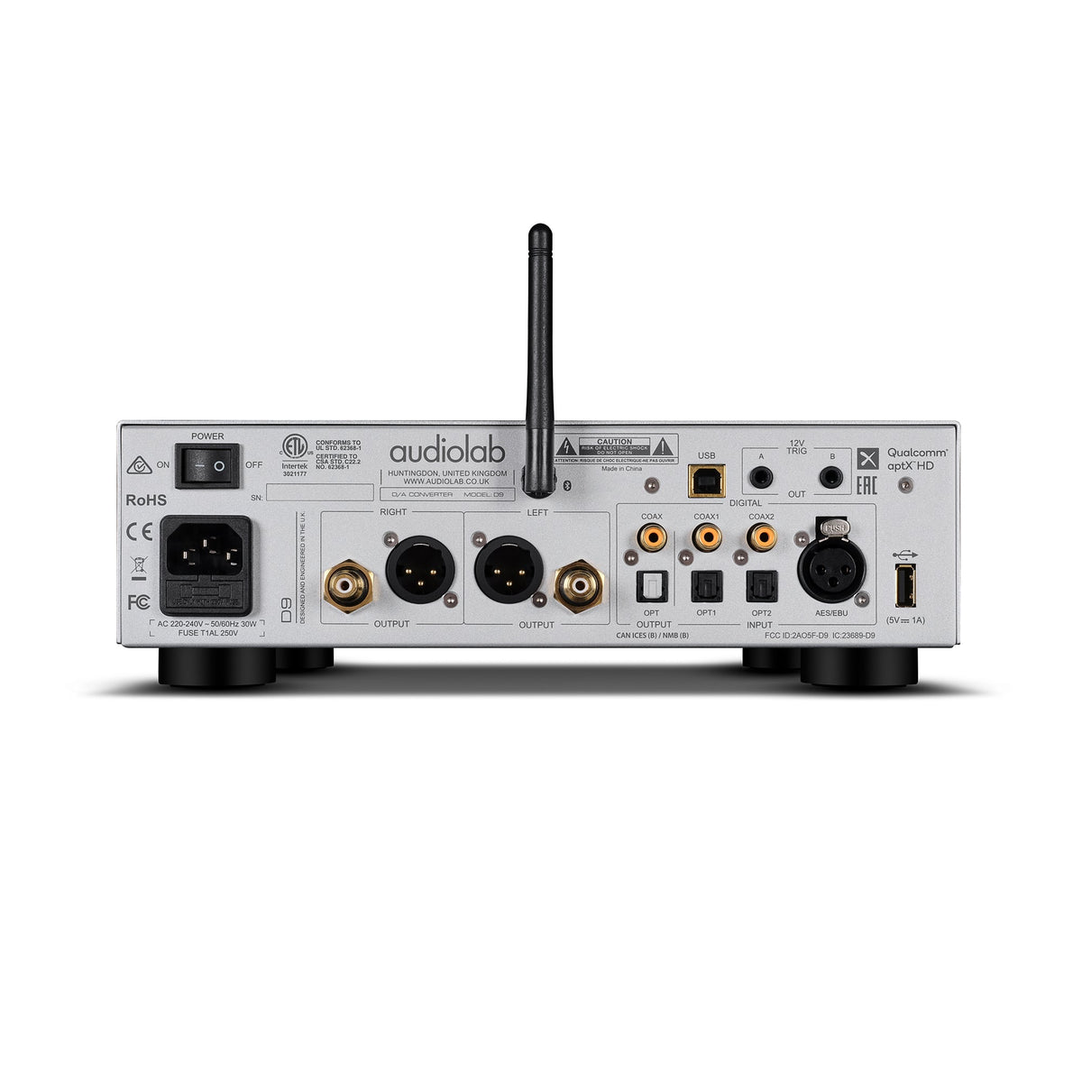 Audiolab D9 Reference DAC & Headphone Amplifier Silver