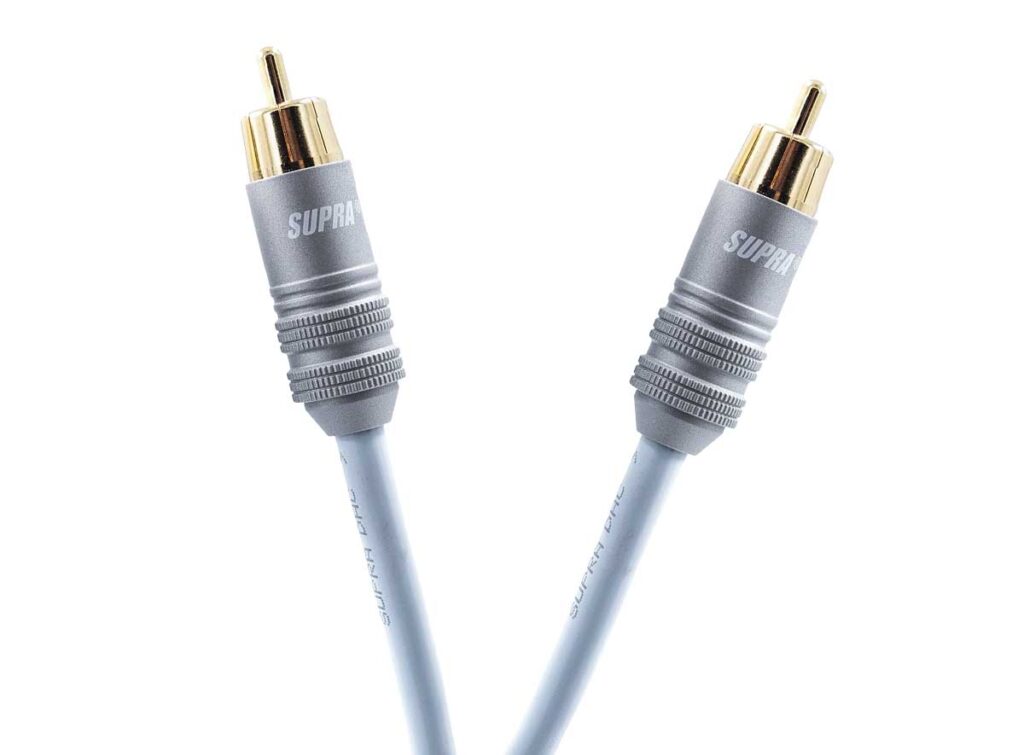 Supra DAC-SC 1RCA-1RCA Interconnect Subwoofer Cable 3 m