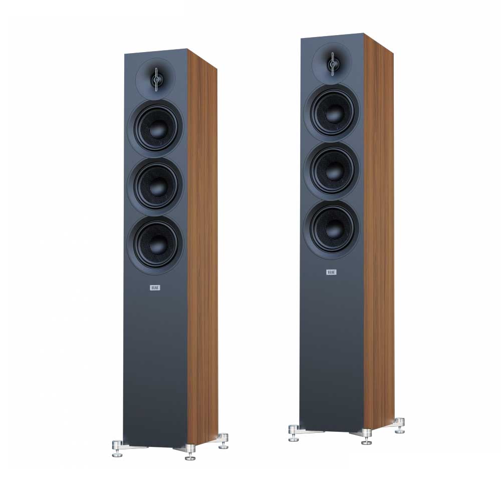 Elac Debut 3.0 DF53 Floorstanding Speakers (1 Pair) - Walnut