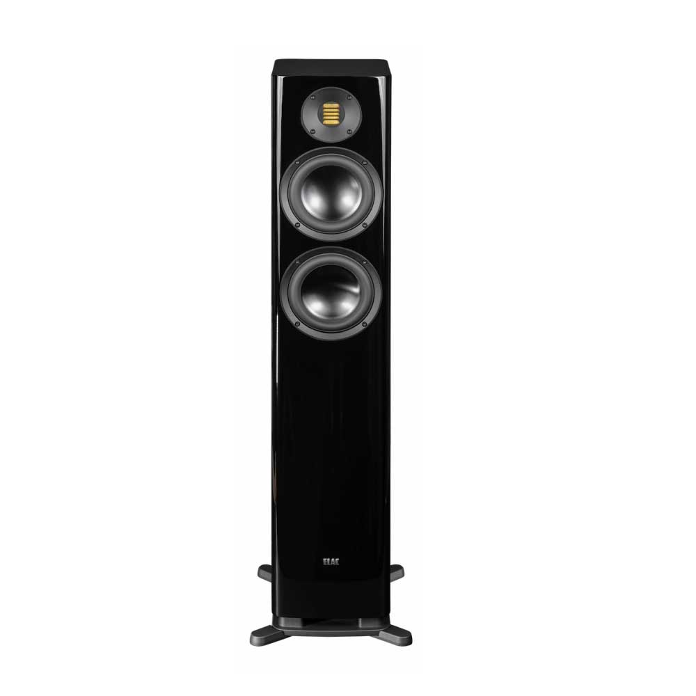 Elac Solano 2.0 FS287.2 Floorstanding Speakers (1 Pair) - Black High Gloss