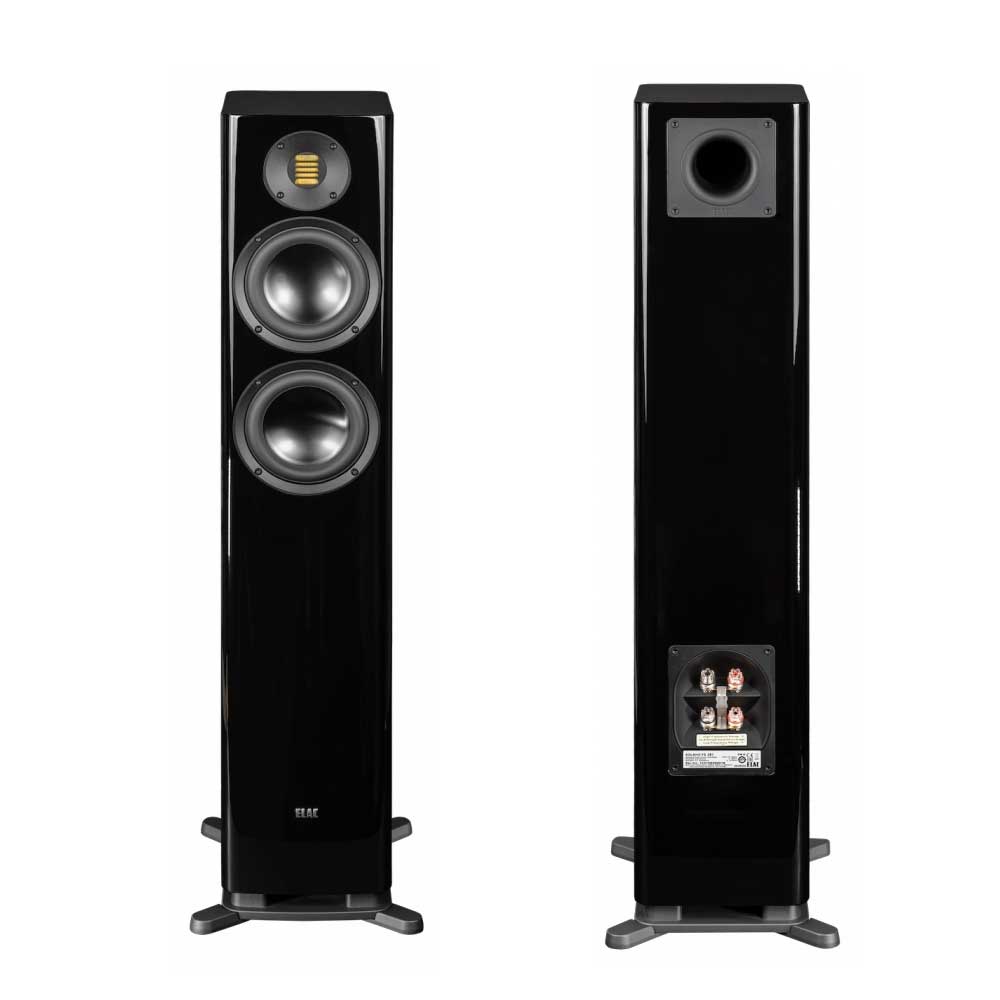 Elac Solano 2.0 FS287.2 Floorstanding Speakers (1 Pair) - Black High Gloss