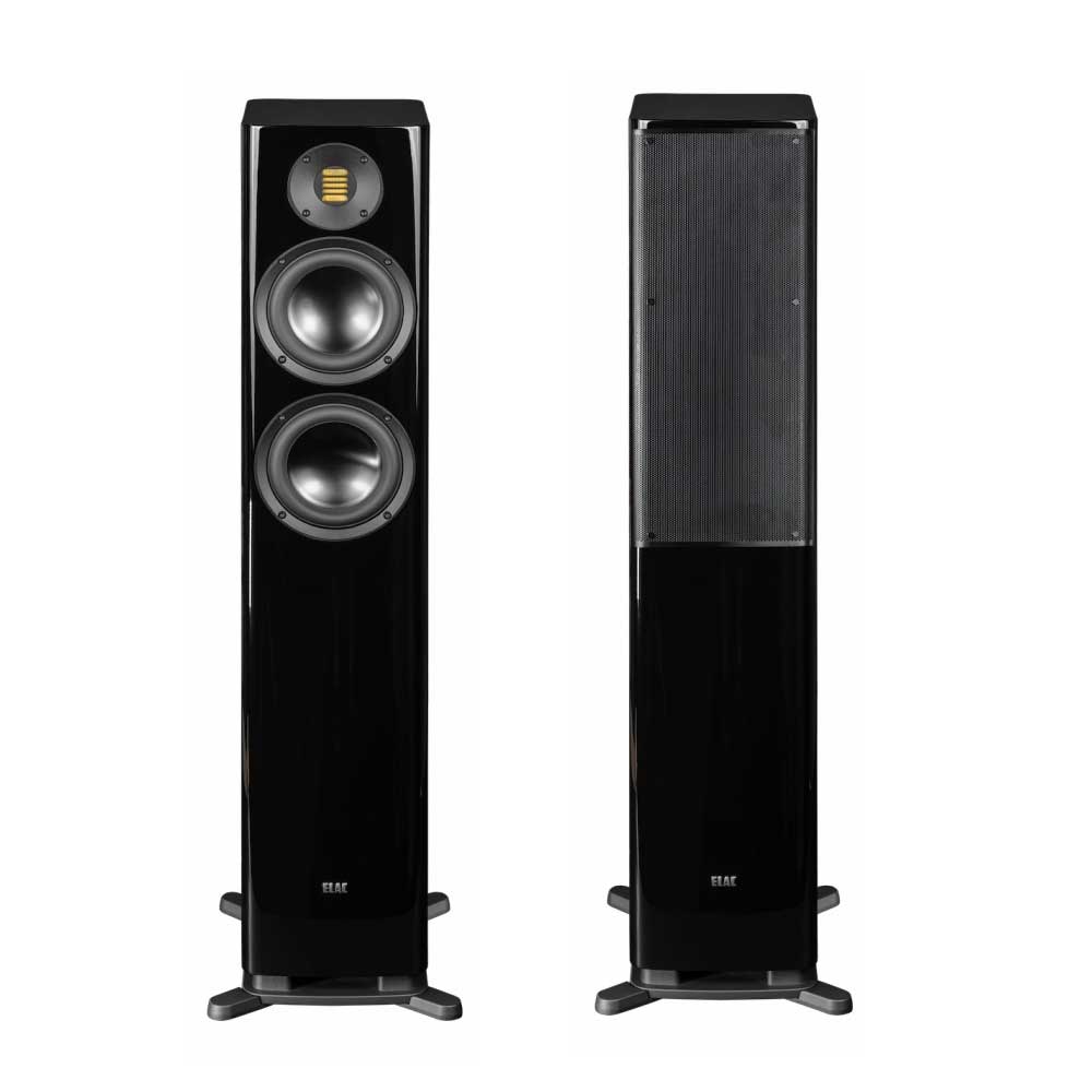 Elac Solano 2.0 FS287.2 Floorstanding Speakers (1 Pair) - Black High Gloss