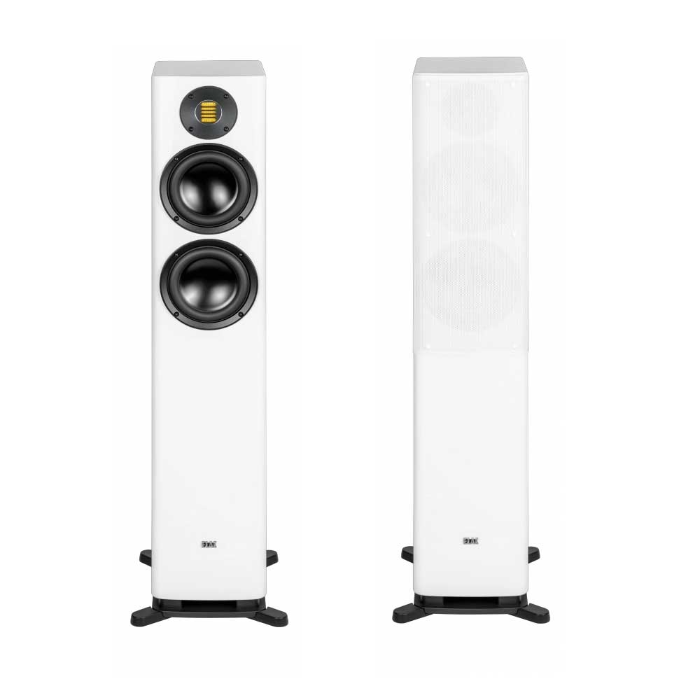Elac Solano 2.0 FS287.2 Floorstanding Speakers (1 Pair) - White High Gloss