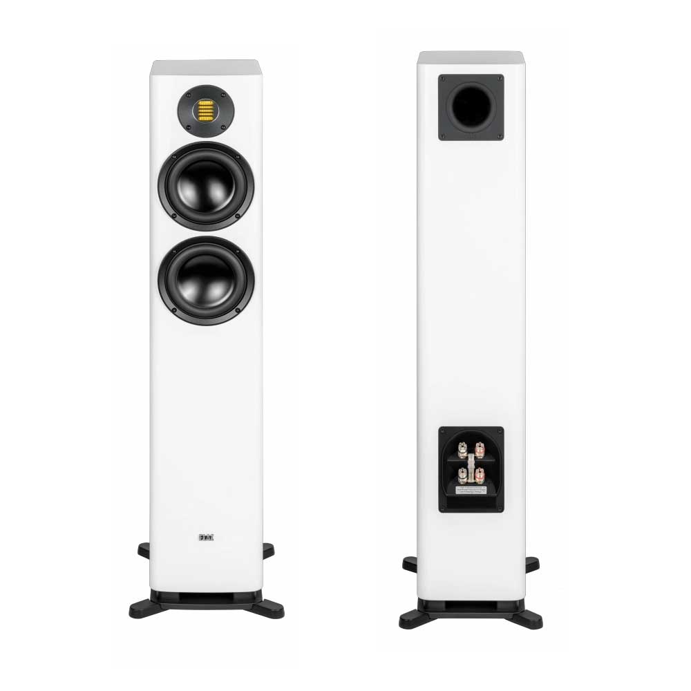 Elac Solano 2.0 FS287.2 Floorstanding Speakers (1 Pair) - White High Gloss
