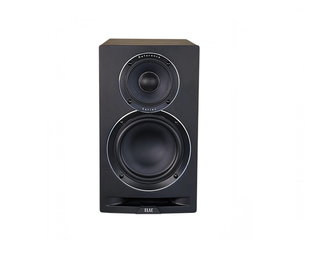 Elac Uni-Fi Reference UBR62 Bookshelf Speakers (1 Pair) - Satin Black, Walnut Sides