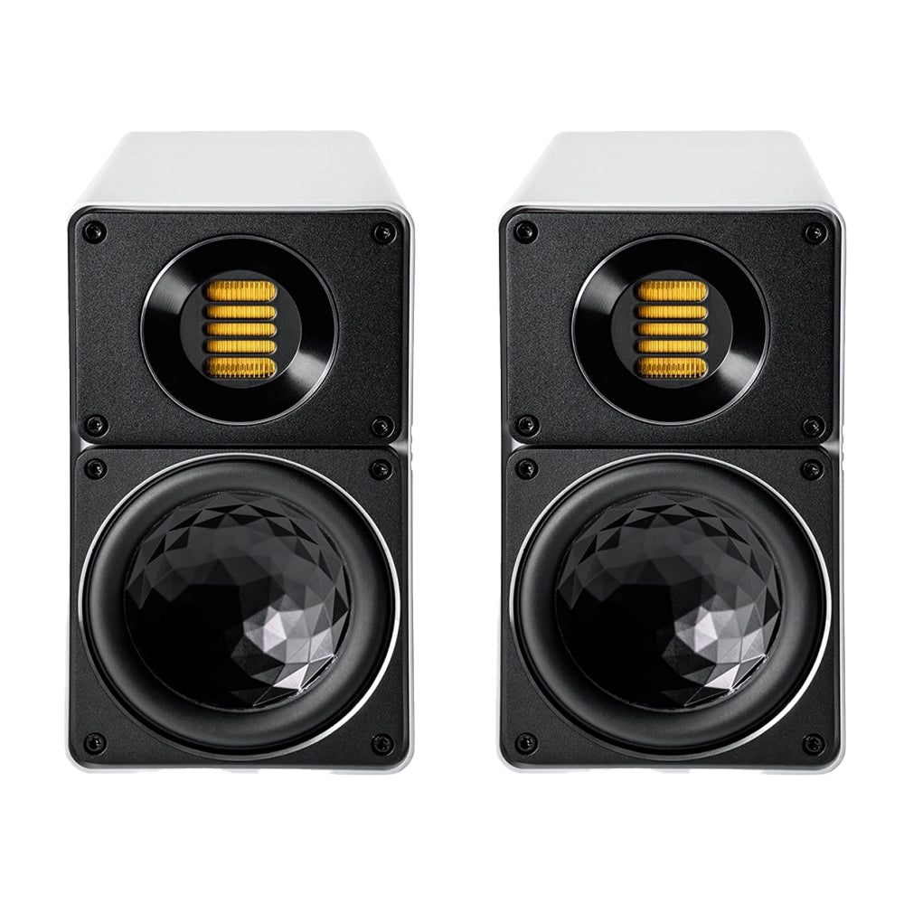 Elac Elegant BS312.2 Bookshelf Speakers (1 Pair) - White High Gloss