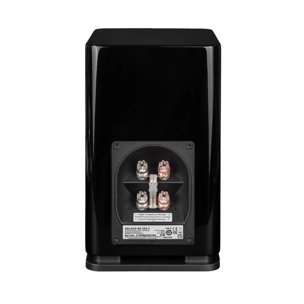 Elac Solano 2.0 BS283.2 Bookshelf Speakers (1 Pair) - Black High Gloss