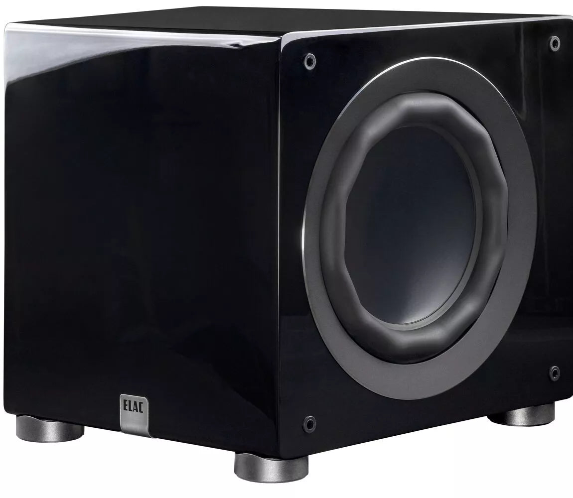 Elac Varro DS1000 Dual Reference Powered Subwoofer - Gloss Black
