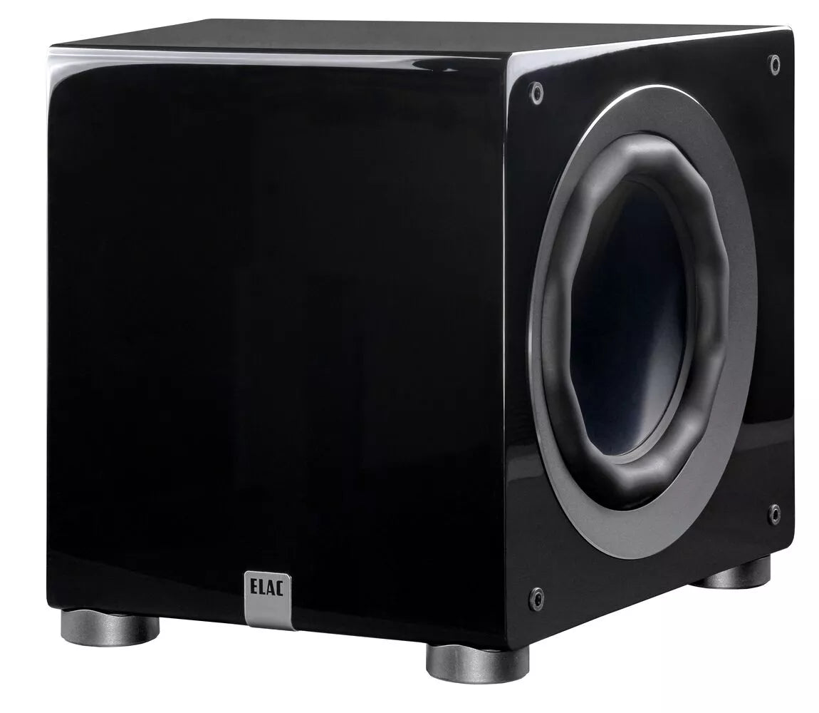 Elac Varro DS1000 Dual Reference Powered Subwoofer - Gloss Black