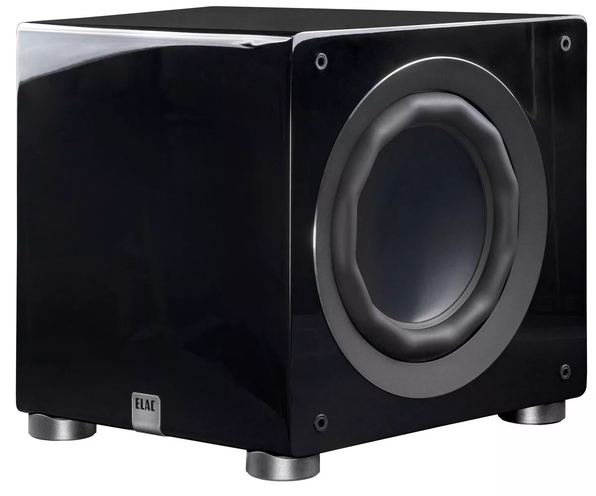 Elac Varro DS1200 Dual Reference Powered Subwoofer - Gloss Black