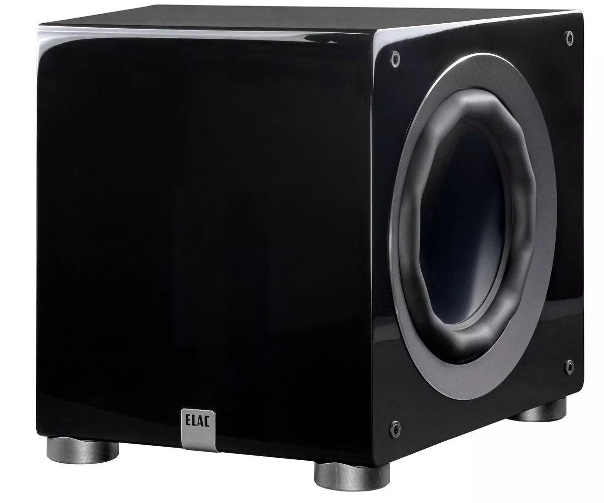 Elac Varro DS1200 Dual Reference Powered Subwoofer - Gloss Black
