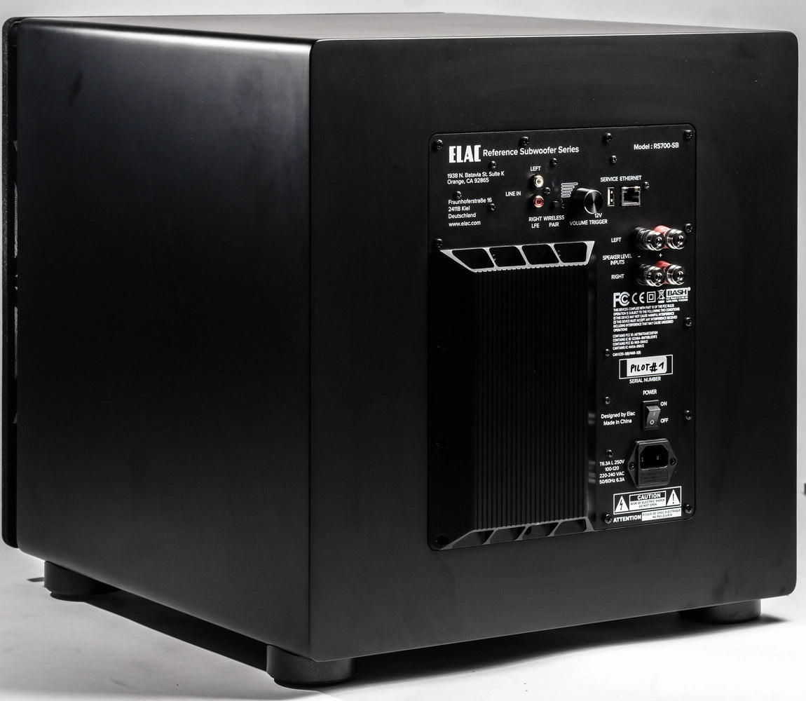 Elac Varro RS700 Reference Powered Subwoofer - Satin Black