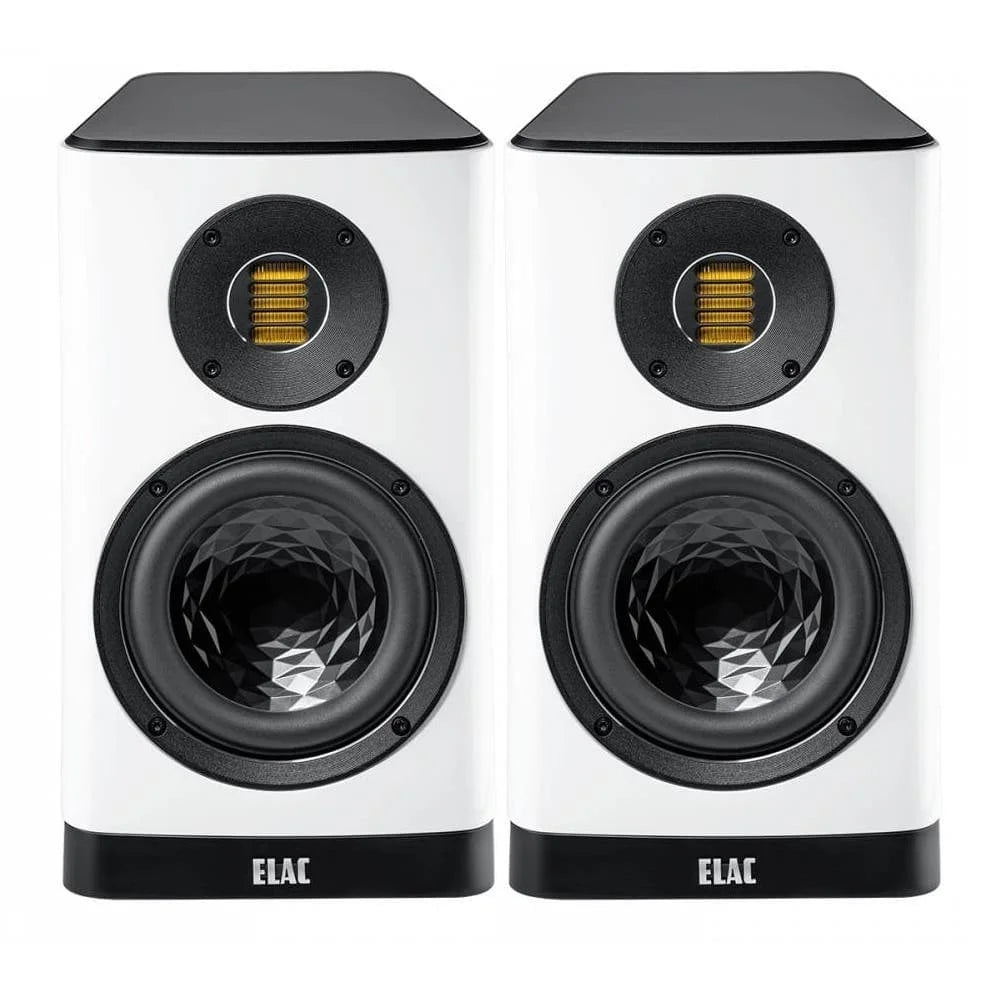 Elac Vela 2.0 VBS403.2 Bookshelf Speakers (1 Pair) - White High Gloss