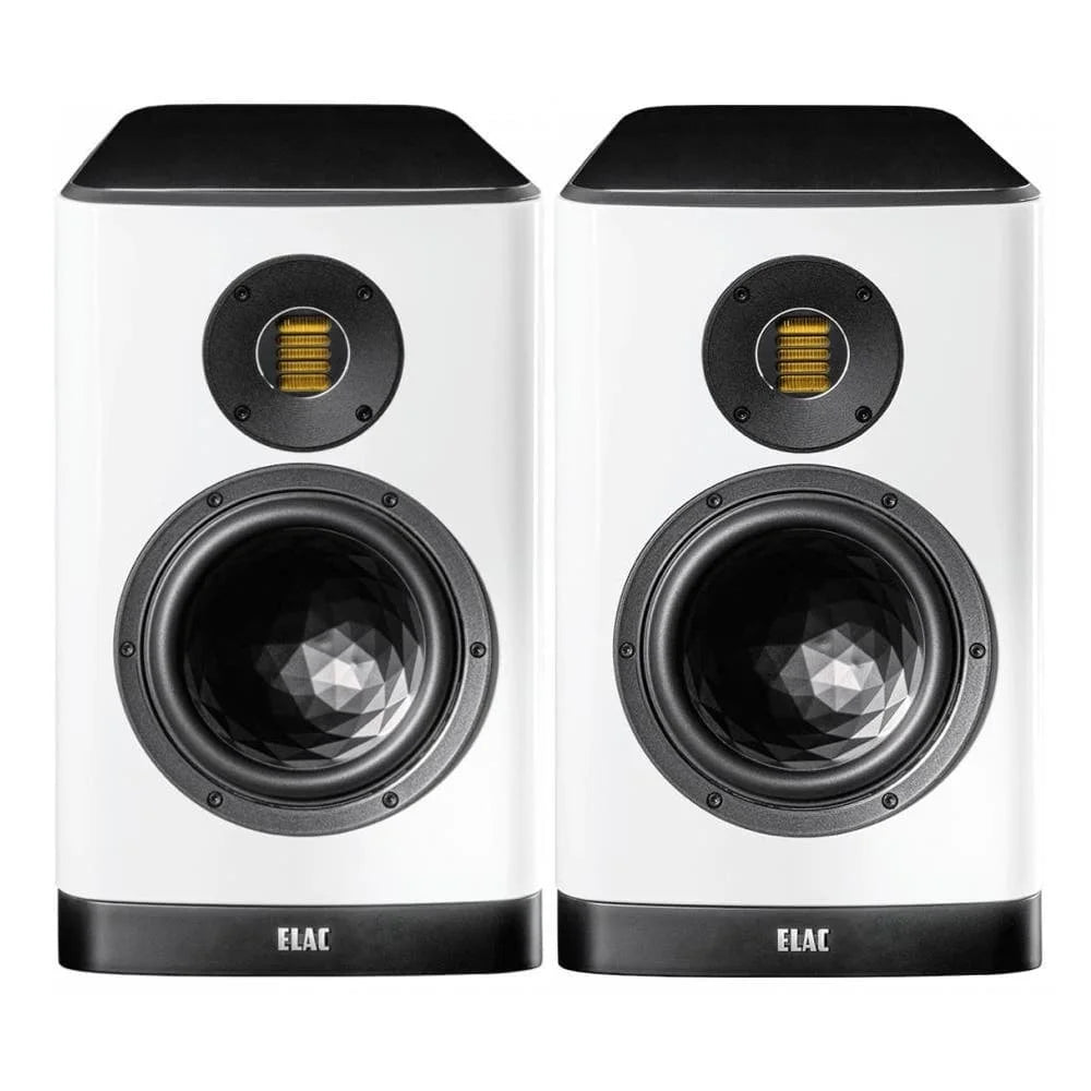 Elac Vela 2.0 VBS404.2 Bookshelf Speakers (1 Pair) - White High Gloss