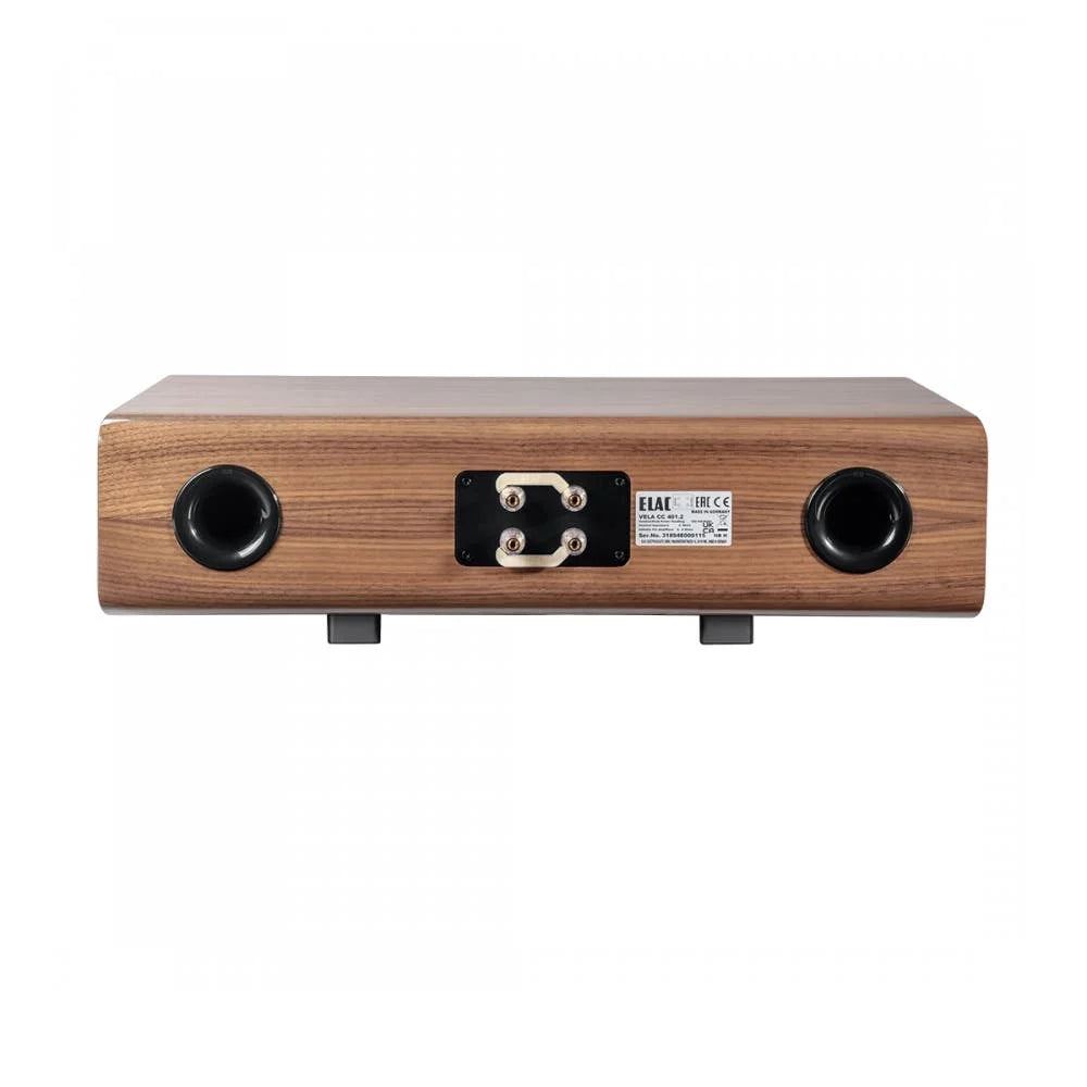 Elac Vela 2.0 VCC401.2 Center Channel Speaker - Walnut High Gloss